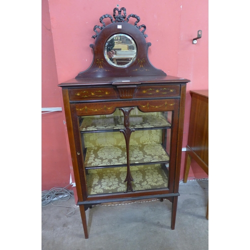 104 - An Edward VII painted mahogany side cabinet