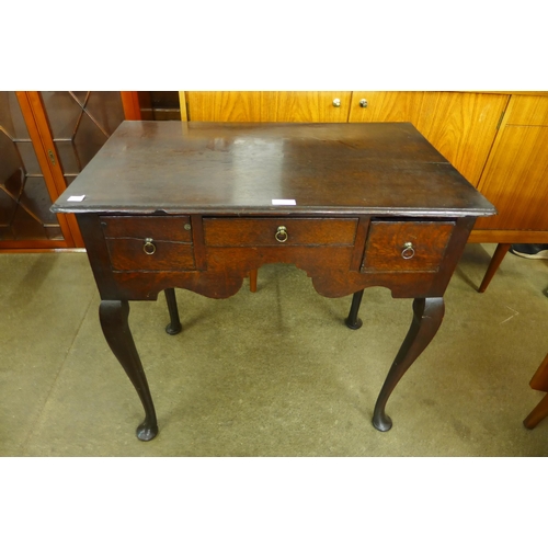 111 - A George II oak lowboy