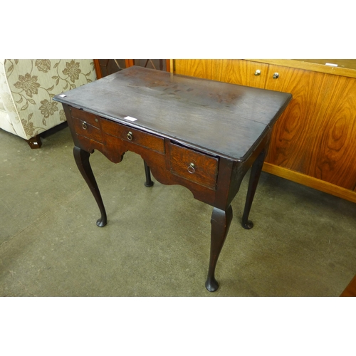 111 - A George II oak lowboy