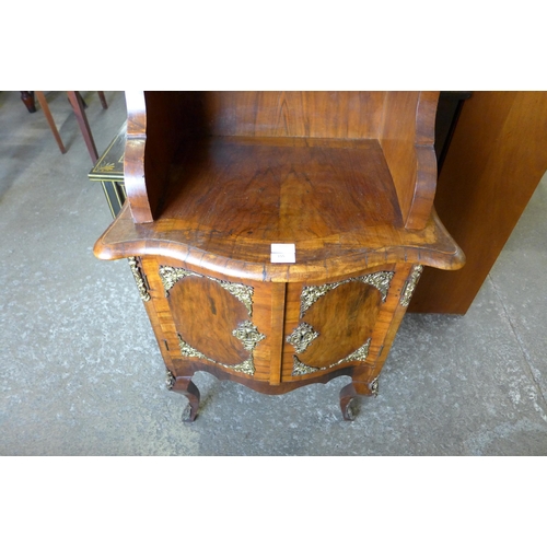 155 - A 19th Century North European walnut and gilt metal mounted side cabinet