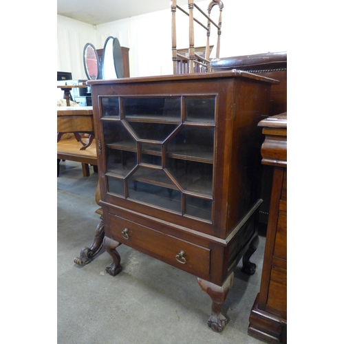 164 - An Edward VII mahogany music cabinet