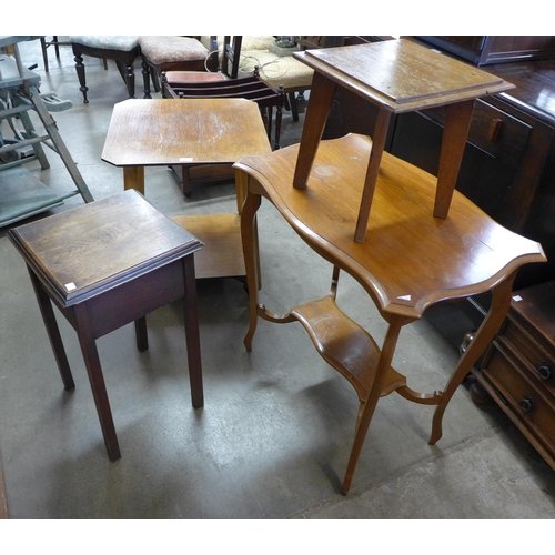 286 - Four assorted occasional tables