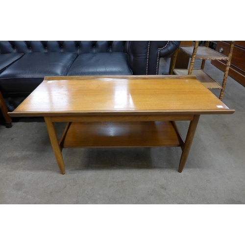 31 - A Danish teak rectangular coffee table