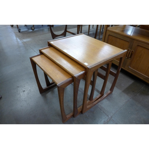 38 - A G-Plan Quadrille teak nest of tables