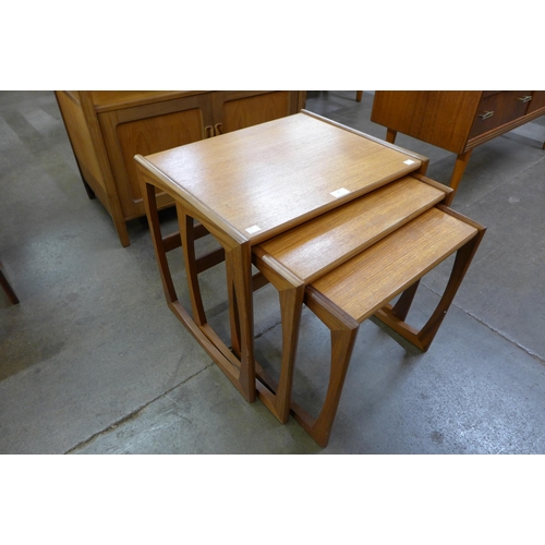 38 - A G-Plan Quadrille teak nest of tables