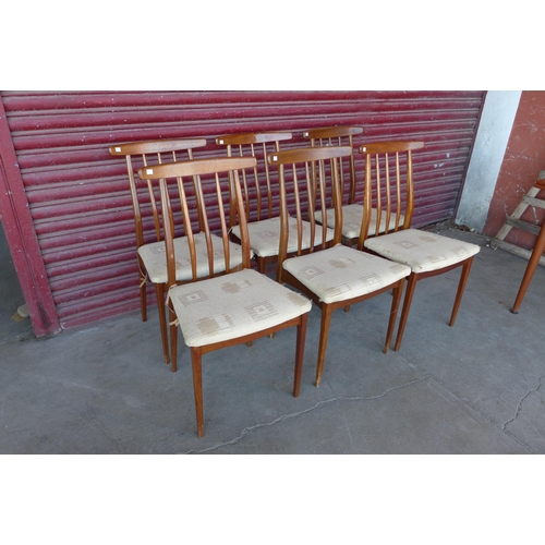 40F - A set of six Younger teak dining chairs