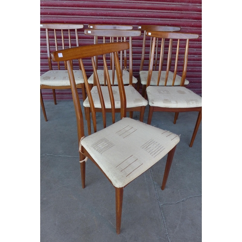 40F - A set of six Younger teak dining chairs