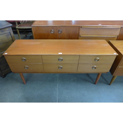 44 - A small teak sideboard