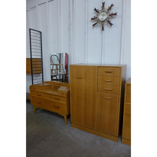 5 - A G-Plan Brandon light oak dressing chest and a tallboy