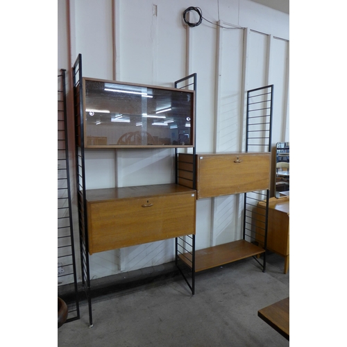 6 - A Staples teak Ladderax room divider