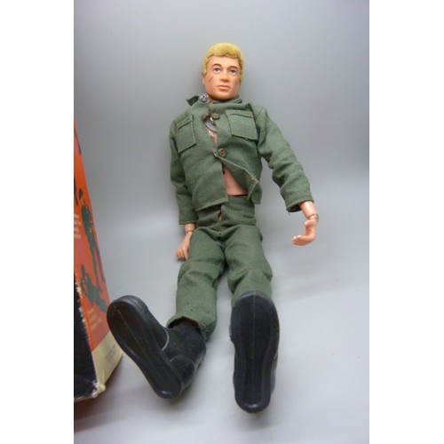 701B - A vintage 1970s Palitoy Action Man Talking Commander, boxed