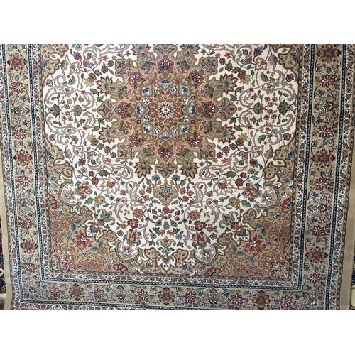 1516 - A cream ground full pile, traditional patterned carpet, 300 x 200cm