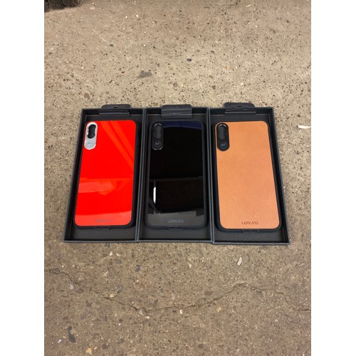 2077 - Two boxes of Lemuro iPhone XS Max phone cases in an assortment of colours