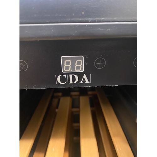 2301 - CDA wine cooler with metal and glass door