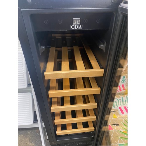 2301 - CDA wine cooler with metal and glass door