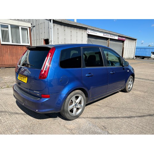 2397 - C-Max Zetec 2010 EK10 KYT car 1596cc Mileage 108,313 Mot till 07.11.2023 - On view Friday 9.30 - 4.4... 