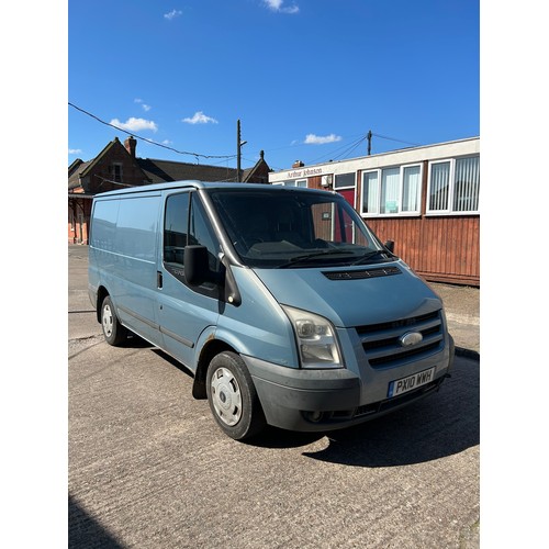 2398 - Transit 85 LGV panel van 2010 PX10 WWH 2198cc Diesel Mileage 194,564 MOT 12.04.24 - On view Friday 9... 