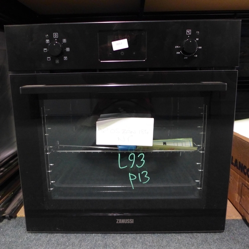 3017 - Zanussi Single Black Multifunction Oven Model: ZOHNX3K1 (389-92) * This lot is subject to VAT