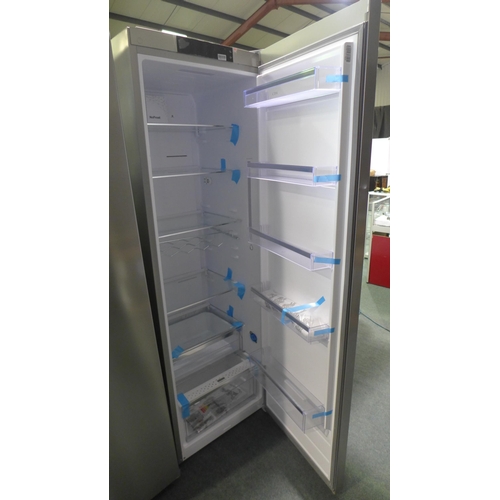 3021 - CDA Freestanding Silver Fridge (H1850xW595xD640) - model:- FF821SC, RRP £570.83 inc. VAT (389-48) * ... 