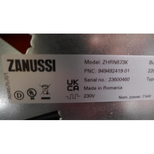 3036 - Zanussi Ceramic OvalZone 4 Zone Hob (W590xD520) (Model: ZHRN673K), RRP £215.83 inc. VAT (389-65) * T... 