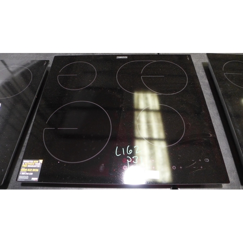 3037 - Zanussi Ceramic OvalZone 4 Zone Hob (W590xD520) (Model: ZHRN673K), RRP £215.83 inc. VAT (389-161) * ... 