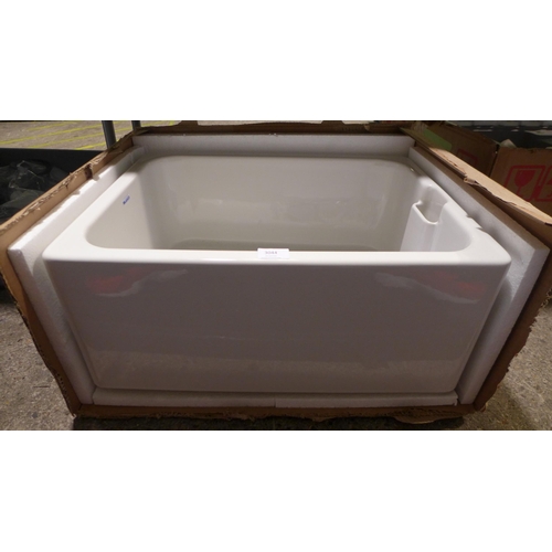 3044 - Bora Ceramic 1.0 White Belfast Sink (460x600) - model:- BL468008207.5, RRP £207.5 inc. VAT (389-149)... 