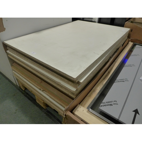 3047 - A pallet of MDF boarding * This lot is subject to vat