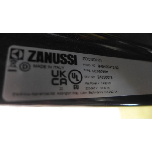 3049 - Zanussi  Single Oven (H594xW594xD568) (Model: ZOCND7K1) Original RRP £324.17  inc. vat (384-112)   *... 