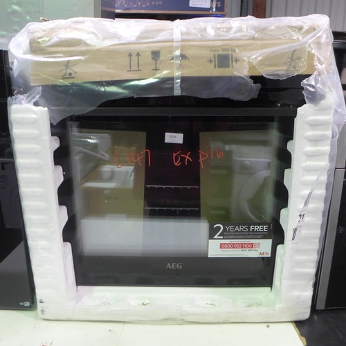 3054 - AEG Single oven (Model: BPK556260B) (384-147)   * This lot is subject to vat