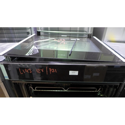 3056 - CDA single oven (Model: SL570SS) (Damaged Door) (384-143)    * This lot is subject to vat