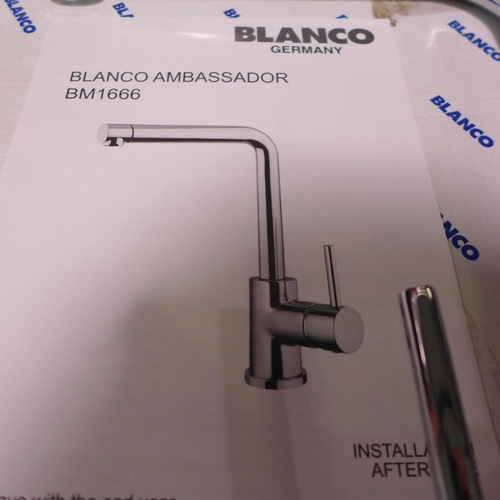 3069 - Blanco Ambassador Tap Chrome - High Pressure Only - model:- BM1666, RRP £165.84 inc. VAT (389-44) * ... 