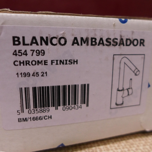 3069 - Blanco Ambassador Tap Chrome - High Pressure Only - model:- BM1666, RRP £165.84 inc. VAT (389-44) * ... 