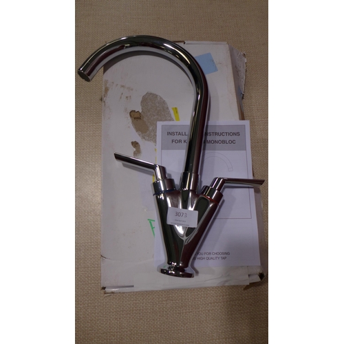 3073 - Pluto Chrome High/Low Pressure Monobloc Tap  (389-100) * This lot is subject to VAT