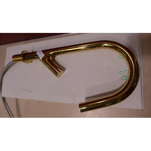 3074 - Azura Gold Tap - High Pressure Only -  (389-42) * This lot is subject to VAT