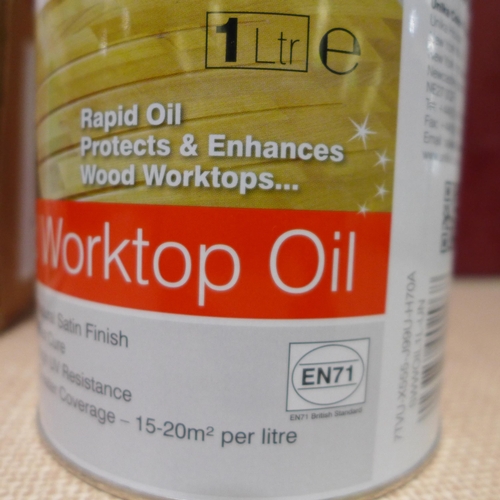 3088 - Solid Wood Worktop Oil (2.375L) (389-31) * This lot is subject to VAT