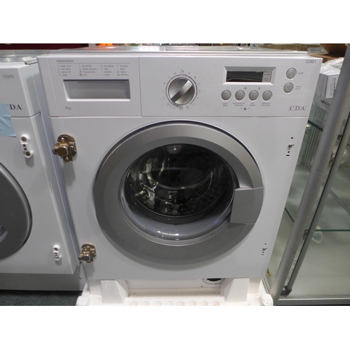 3090 - CDA  Fully Integrated Washing Machine (6kg) H825xW595xD540 - model no CI361, Original RRP £375  inc.... 