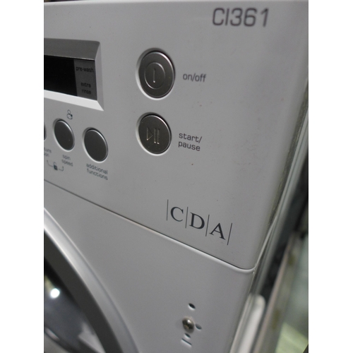 3090 - CDA  Fully Integrated Washing Machine (6kg) H825xW595xD540 - model no CI361, Original RRP £375  inc.... 