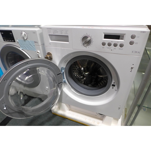 3090 - CDA  Fully Integrated Washing Machine (6kg) H825xW595xD540 - model no CI361, Original RRP £375  inc.... 