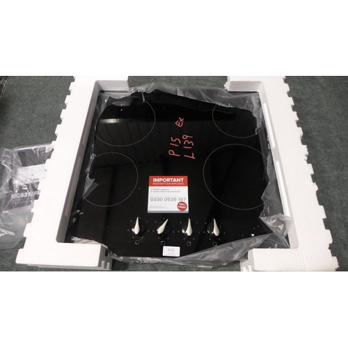 3111 - CDA 4-Zone Ceramic Hob (Model:HC6312FR) (384-139)    * This lot is subject to vat