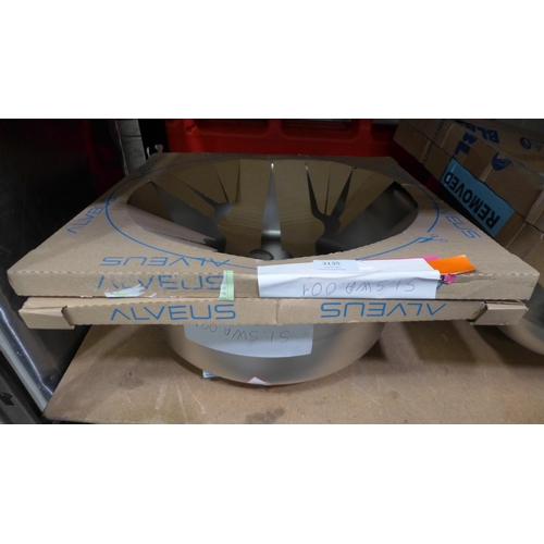 3135 - Two 450mm Installation Round Stainless Steel Sinks - RRP £25 inc. VAT each  (389-104,105) * This lot... 