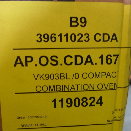 3139 - CDA Compact Combination Oven, model: VK903BL (384-141)    * This lot is subject to vat