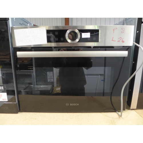 3151 - Bosch  Serie 8 Microwave H455xW595xD545 - model no CFA634GS1B, Original RRP £630  inc. vat  (384-26 ... 