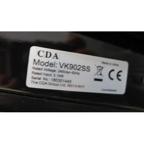 3157 - CDA Compact Combi-Microwave H445xW597xD578  - model no VK902SS, Original RRP £790  inc. vat  (384-87... 