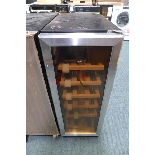 3162 - Viceroy  Under Counter Wine Cooler H870xW295xD570 - model: WRWC30SSED, Original RRP £332.5  inc. vat... 