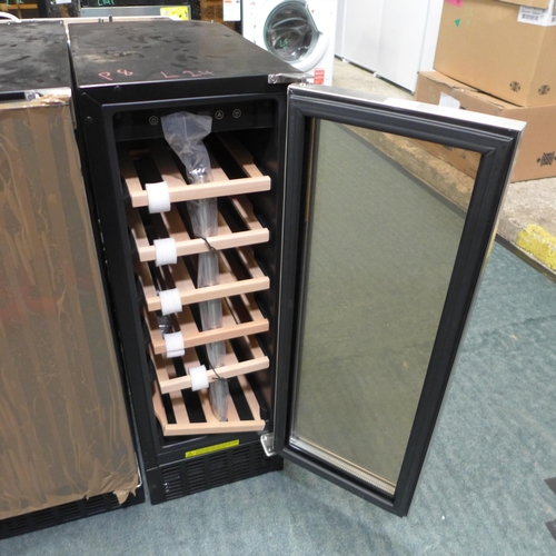 3162 - Viceroy  Under Counter Wine Cooler H870xW295xD570 - model: WRWC30SSED, Original RRP £332.5  inc. vat... 