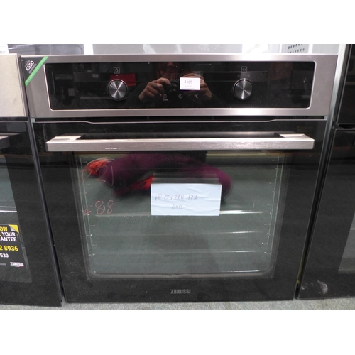 3165 - Zanussi Airfry Single Oven H589xW594xD568  - model: ZOPNA7X1, Original RRP £550  inc. vat  (384-88 )... 