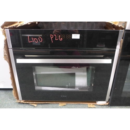 3167 - CDA - Compact Steam Oven and Grill - Model:- VK703SS  * This lot is subject to vat