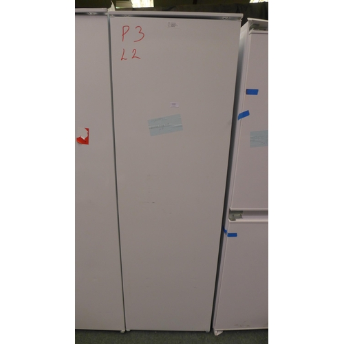 3169 - Zanussi Integrated Tower Freezer (frost free) H1772xW548xD549 DAMAGED PLASTIC DRAWERS - model no ZUN... 