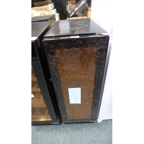 3178 - Viceroy Under Counter Wine Cooler - DAMAGED GLASS DOOR - H870xW295xD570 - model: WRWC30BKED, Origina... 