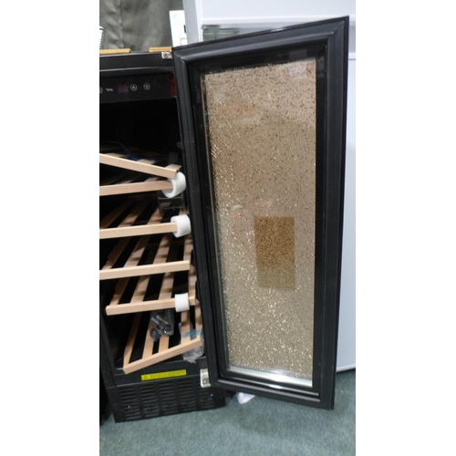 3178 - Viceroy Under Counter Wine Cooler - DAMAGED GLASS DOOR - H870xW295xD570 - model: WRWC30BKED, Origina... 